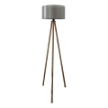 AYD 1xE27/40W/230V zwarte/brown vloerlamp