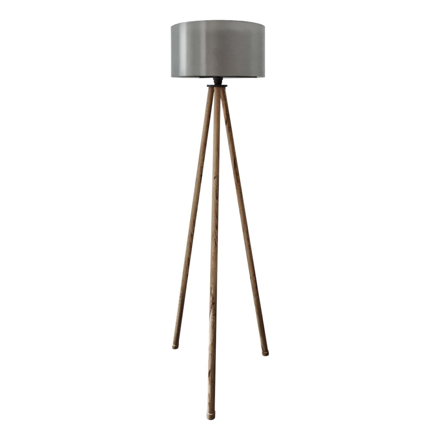 AYD 1xE27/40W/230V zwarte/brown vloerlamp