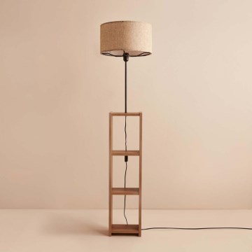 AYD Vloerlamp 1xE27/40W/230V Bruin/Beige