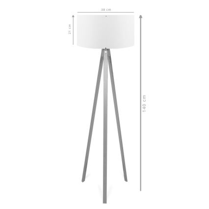 AYD Vloerlamp 1xE27/40W/230V bruin