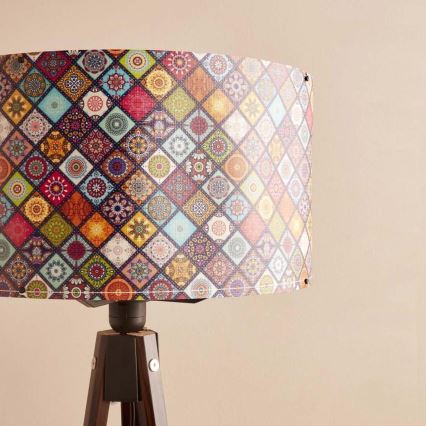 AYD Vloerlamp 1xE27/40W/230V bruin/multi-kleur