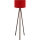AYD Vloerlamp 1xE27/40W/230V Bruin/rood