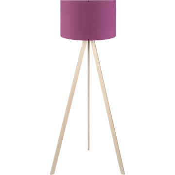 AYD Vloerlamp 1xE27/40W/230V Paars/Beige