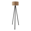 AYD vloerlamp 1xE27/40W/230V zwart/bruin