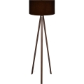 AYD Vloerlamp 1xE27/40W/230V Zwart/Bruin