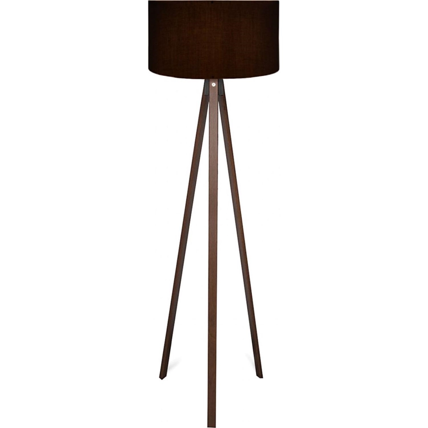 AYD Vloerlamp 1xE27/40W/230V Zwart/Bruin