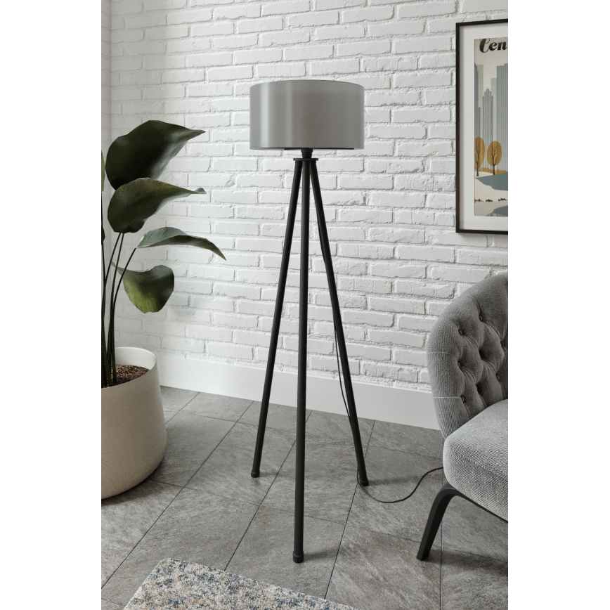 AYD vloerlamp 1xE27/40W/230V zwart/grijs
