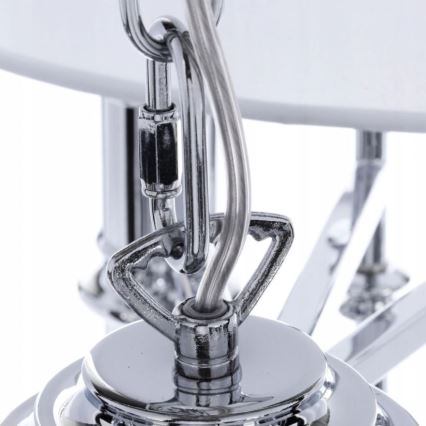Azzardo AZ0173 - Lustre sur chaîne DIABLO 12xE14/11W/230V blanche