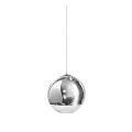 Azzardo AZ0732 - Hanglamp aan koord SILVER 1xE27/60W/230V