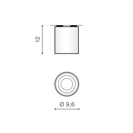 Azzardo AZ0779 - Plafondverlichting BROSS 1xGU10/50W/230V