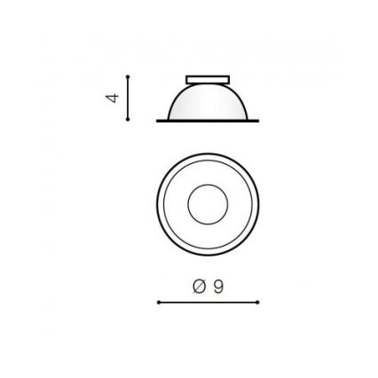 Azzardo AZ0821 - Cadre pour luminaire encastrable REMO