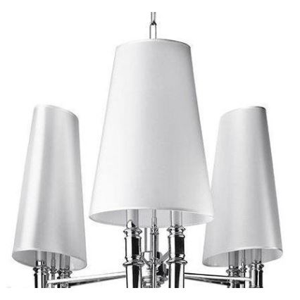 Azzardo AZ1232 - Hanglamp aan ketting DIABLO 6xE14/11W/230V wit