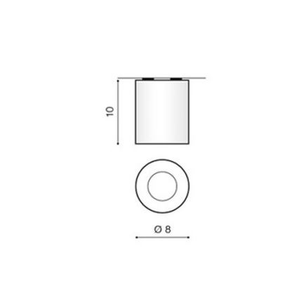 Azzardo AZ1360 - Plafondverlichting buiten ARO 1xGU10/50W/230V IP54