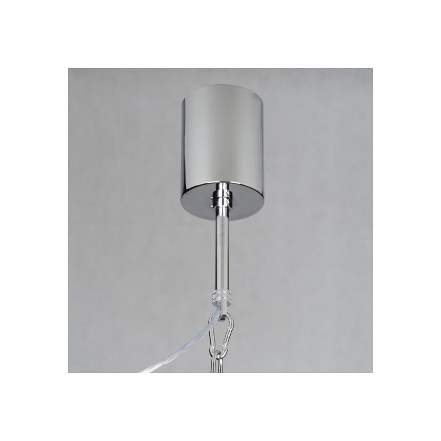 Azzardo AZ1417 - Hanglamp aan ketting DIABLO 12xE14/11W/230V zwart