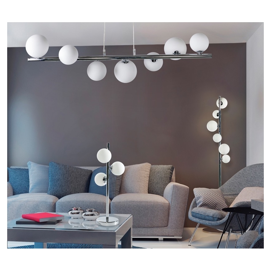Azzardo AZ2101 - Vloerlamp SYBILLA 6xG9/25W/230V