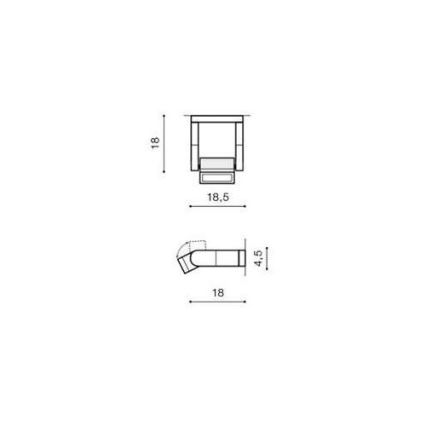 Azzardo AZ2132 - LED Wandlamp voor buiten FRAME LED/8W/230V IP54