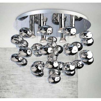 Azzardo AZ2541 - Plafondverlichting LUVIA 6xGU10/40W/230V