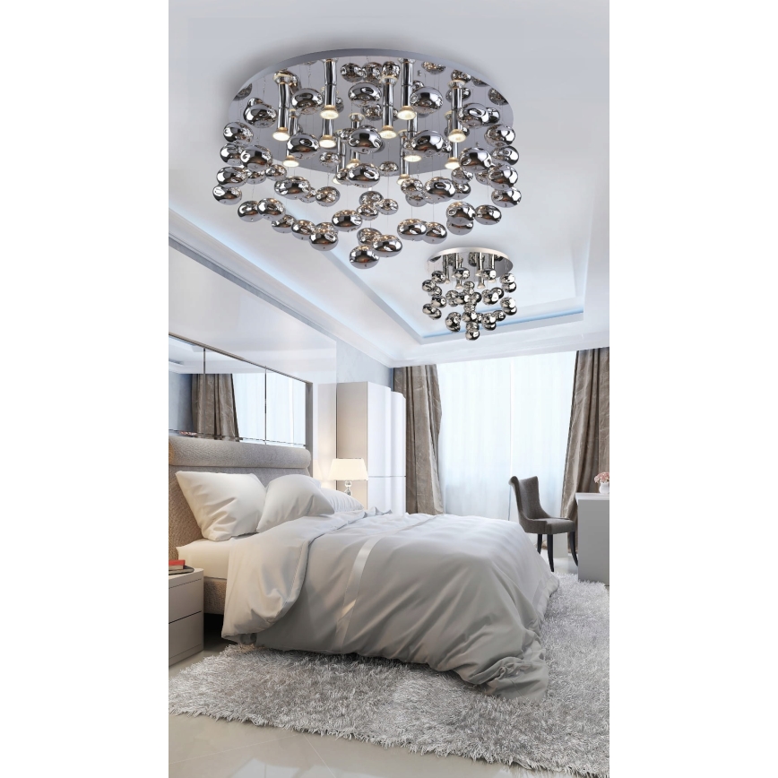 Azzardo AZ2541 - Plafonnier LUVIA 6xGU10/40W/230V