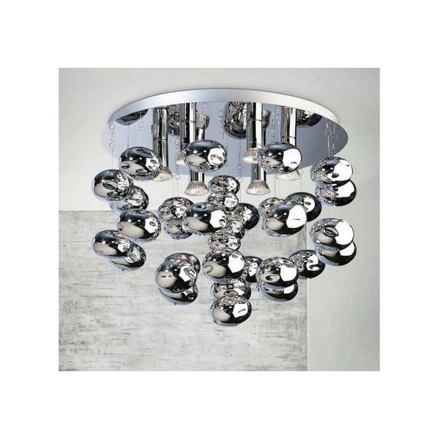 Azzardo AZ2541 - Plafonnier LUVIA 6xGU10/40W/230V