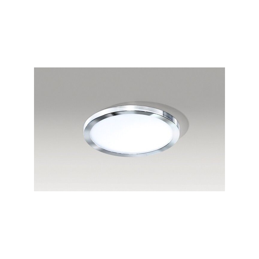 Azzardo AZ2841 - Hangende LED Badkamer plafond verlichting SLIM 1xLED/12W/230V IP44 CRI 90