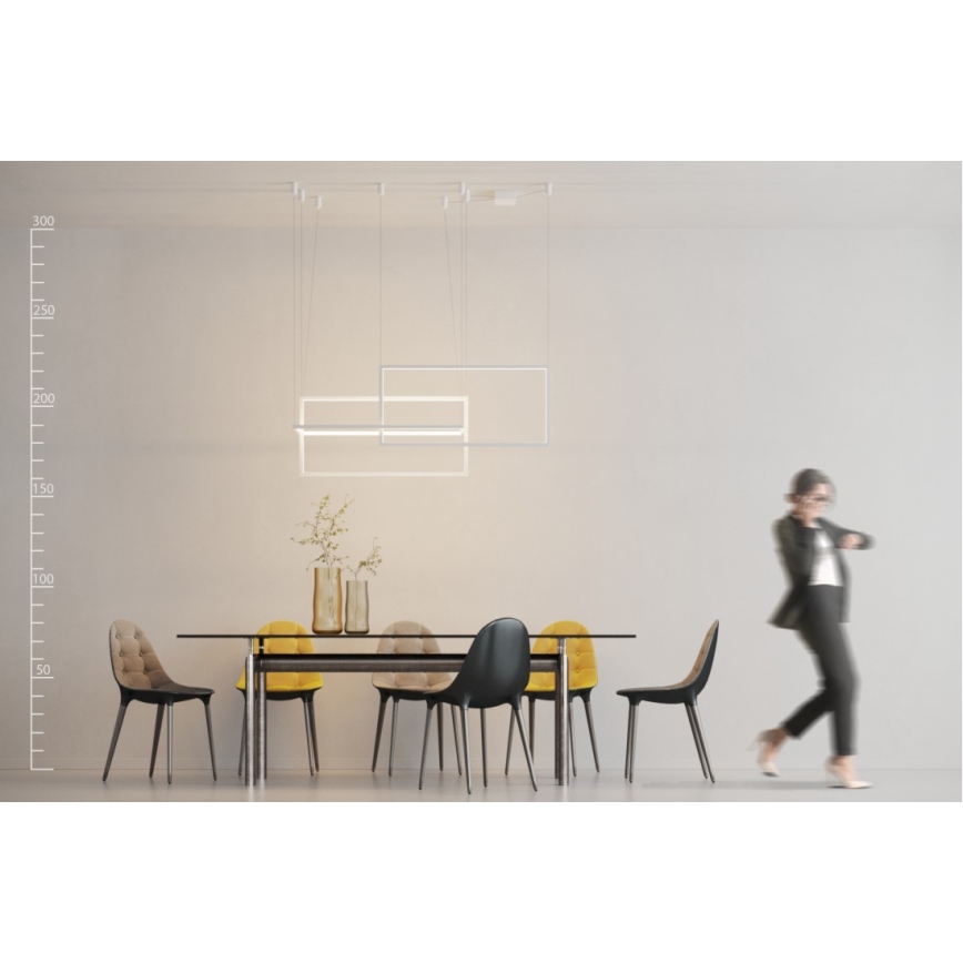 Azzardo AZ2915 - Suspension LED dimmable sur câble METRIC LED/135W/230V