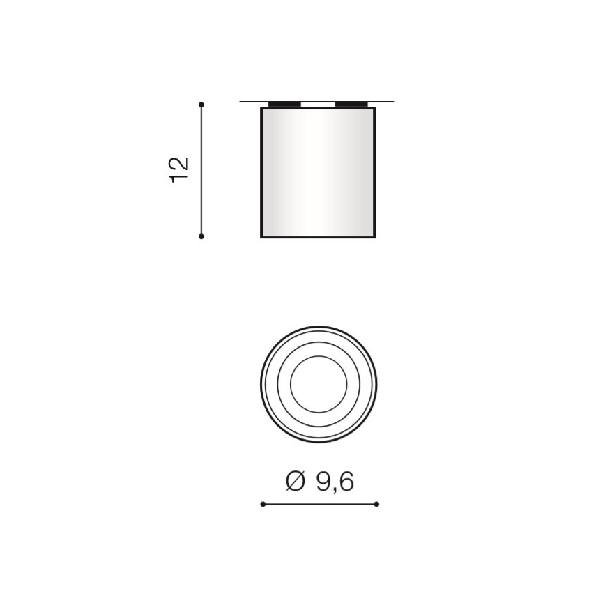 Azzardo AZ2955 - Plafonnier BROSS 1xGU10/50W/230V