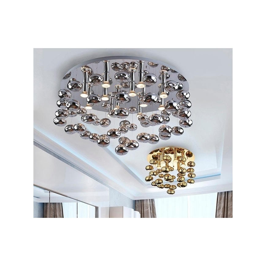 Azzardo AZ3072 - Plafonnier LUVIA 6xGU10/40W/230V