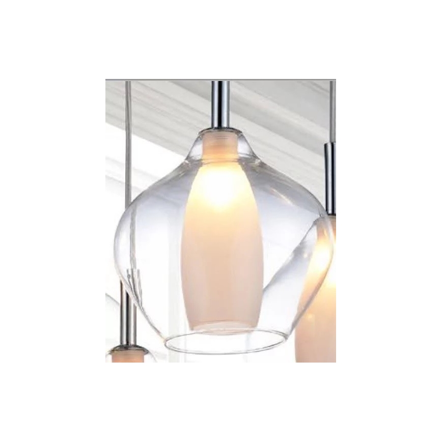 Azzardo AZ3074 - Hanglamp aan koord AMBER 1xG9/40W/230V