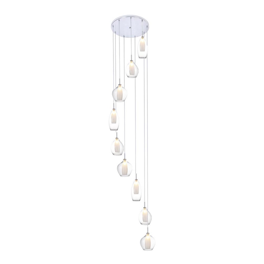 Azzardo AZ3102 - Hanglamp aan een koord MILANO 9xG9/40W/230V