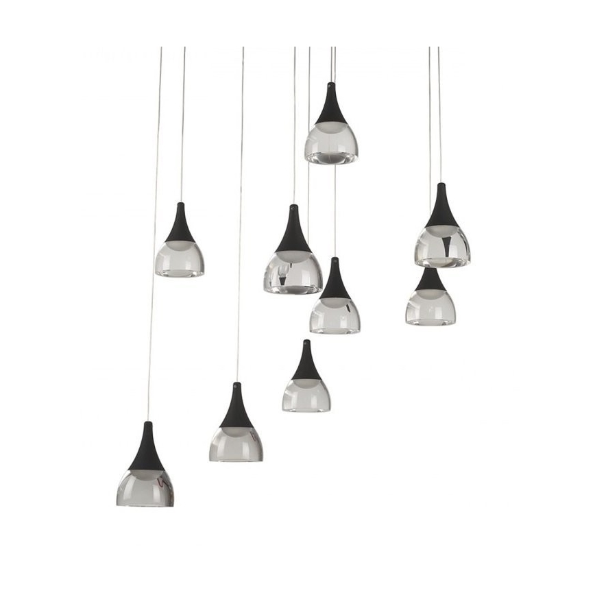 Azzardo AZ3143 - LED Hanglamp aan koord dimbaar DALMATIA 9xLED/5W/230V