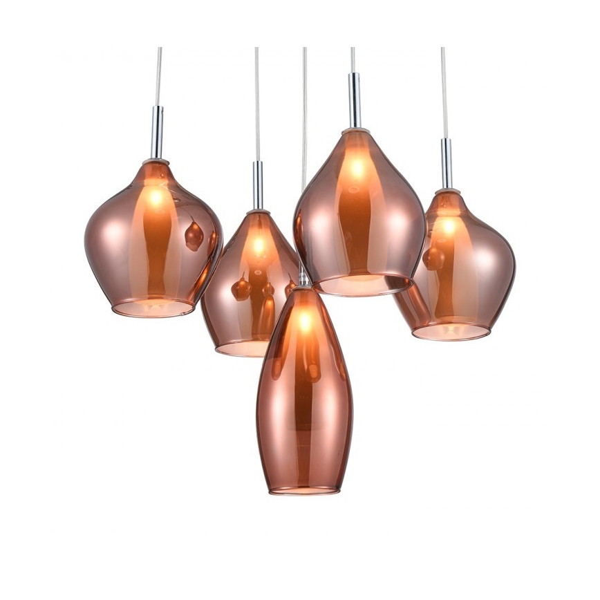 Azzardo AZ3172 - Hanglamp aan koord MILANO 5xG9/40W/230V