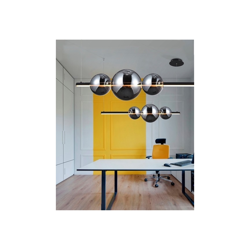 Azzardo AZ3352 - LED Hanglamp aan koord dimbaar SANDRA LED/48W/230V