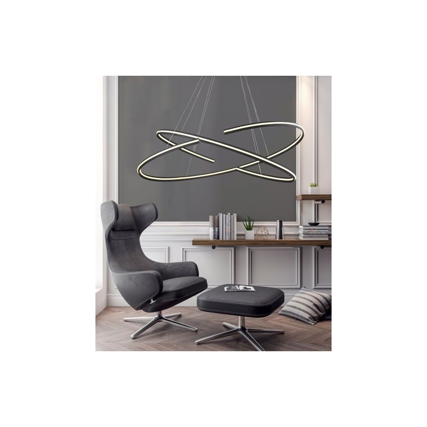 Azzardo AZ3356 - LED Hanglamp aan koord dimbaar ALESSIA LED/100W/230V