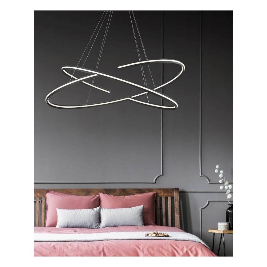 Azzardo AZ3356 - LED Hanglamp aan koord dimbaar ALESSIA LED/100W/230V