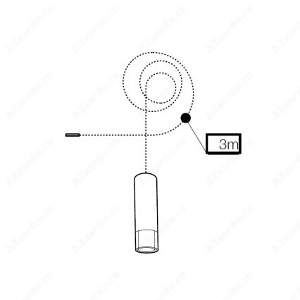 Azzardo AZ3457 - Hanglamp aan koord ZIKO 1x G9 / 40W / 230V