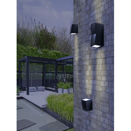 Azzardo AZ4343 - Wand Lamp voor Buiten REZIA 1xGU10/35W/230V IP54