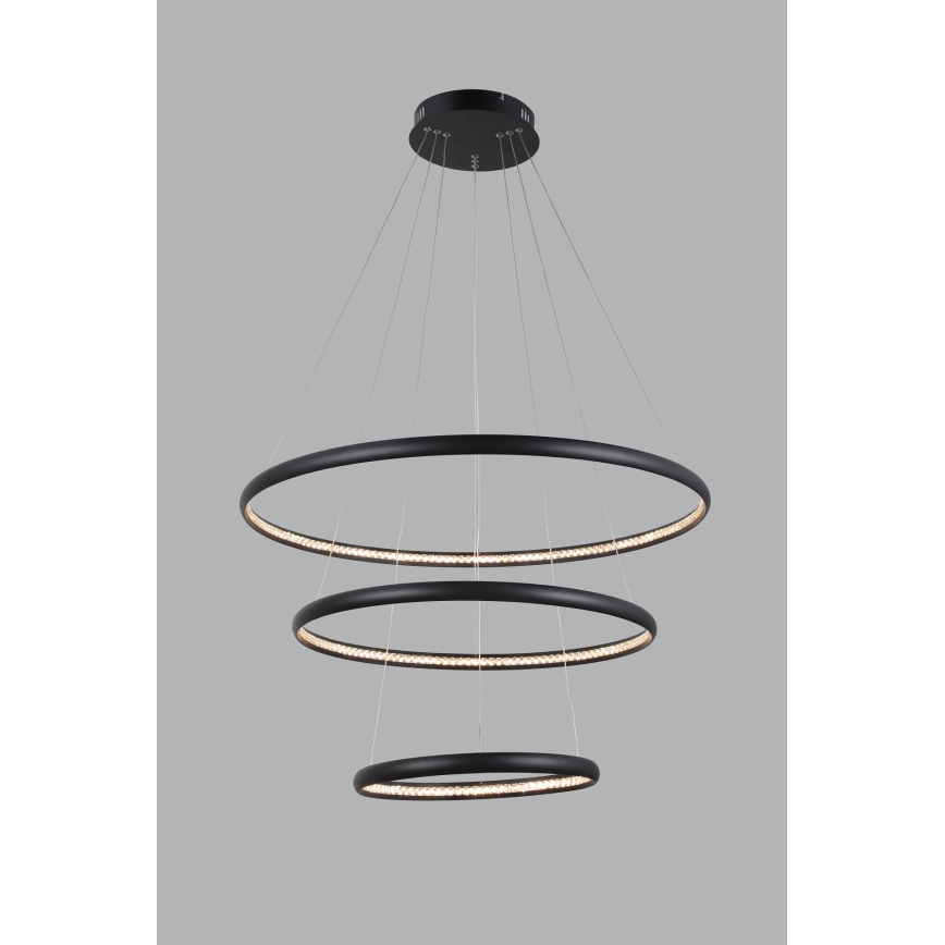 Azzardo AZ4428 - LED Hanglamp aan een koord BRIGHTON LED/55W/230V zwart