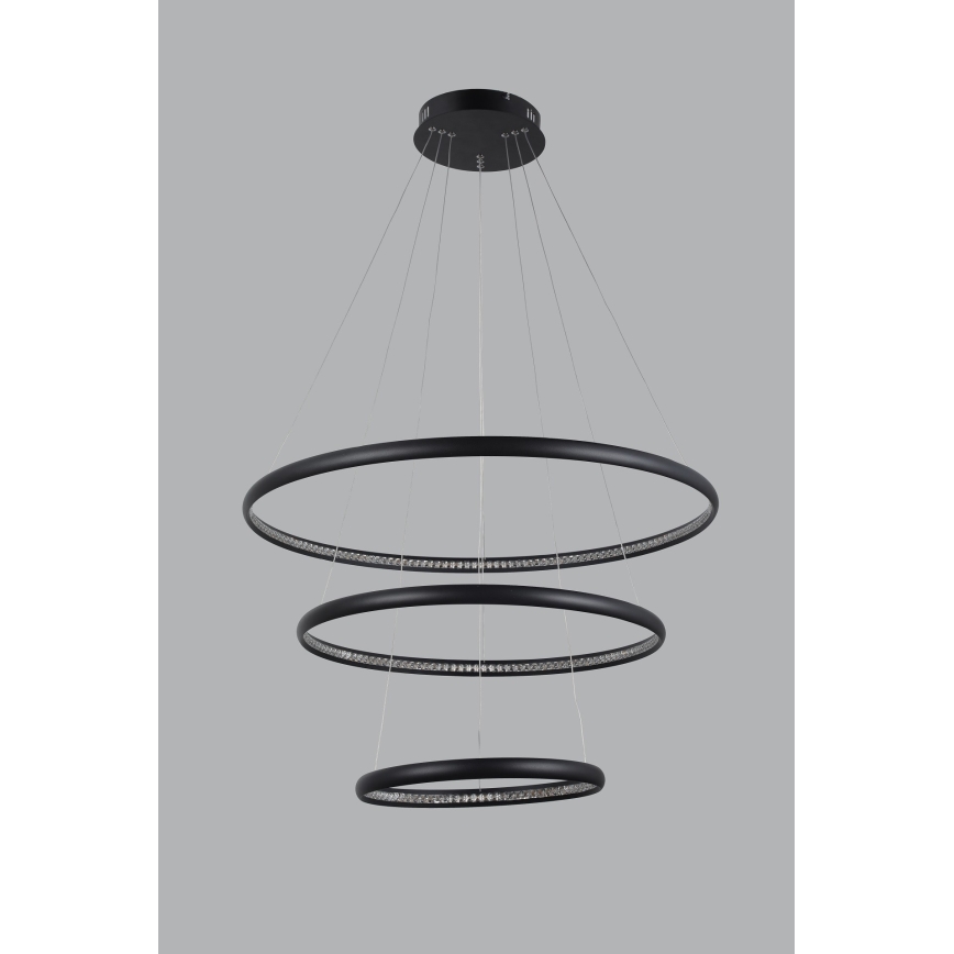 Azzardo AZ4428 - LED Hanglamp aan een koord BRIGHTON LED/55W/230V zwart