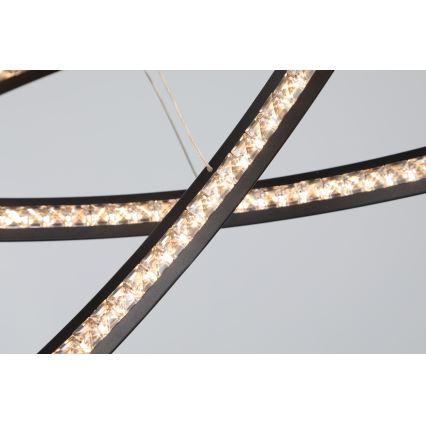 Azzardo AZ4428 - LED Hanglamp aan een koord BRIGHTON LED/55W/230V zwart