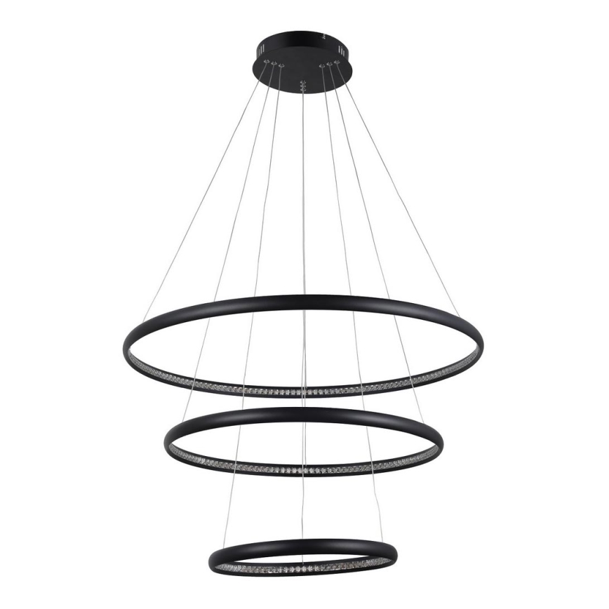 Azzardo AZ4428 - Suspension filaire LED BRIGHTON LED/55W/230V noir