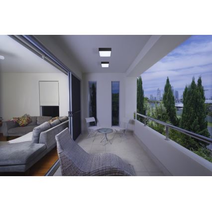 Azzardo AZ4497 - LED Plafonnier extérieur CASPER LED/15W/230V IP54 carré