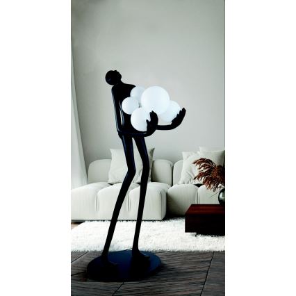 Azzardo AZ4985 - Staande Lamp ATLAS 6xE14/50W/230V 180 cm hars
