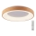 Azzardo AZ4993 -Plafonnier à intensité variable SANTANA LED/50W/230V marron + Télécommande