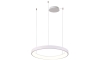 Azzardo AZ5015 - Dimbare LED hanglamp aan een koord AGNES LED/38W/230V diameter 48 cm wit