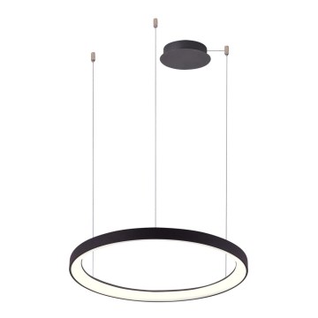 Azzardo AZ5016 -Dimbare LED hanglamp aan een koord AGNES LED/38W/230V diameter 48 cm zwart