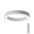 Azzardo AZ5031 - Plafonnier à intensité variable LED MARCO LED/50W/230V blanc + télécommande