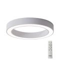 Azzardo AZ5034 - Dimbare LED plafondlamp MARCO LED/60W/230V wit + afstandsbediening