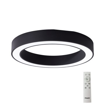 Azzardo AZ5035 - Plafonnier à intensité variable LED MARCO LED/60W/230V noir + télécommande