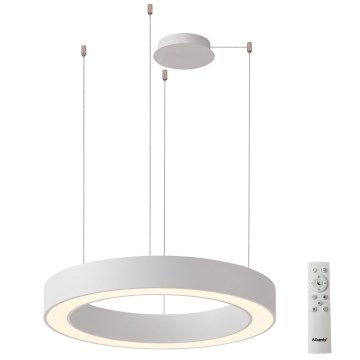 Azzardo AZ5049 - Dimbare LED hanglamp aan een koord MARCO LED/80W/230V wit + afstandsbediening