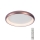 Azzardo AZ5068 - Dimbare LED plafondlamp ANTONIO LED/32W/230V bruin + afstandsbediening